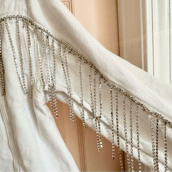 Big water blue sky white denim jacket - Picture 9 of 9